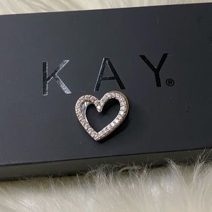 Asymmetrical Heart Pendant